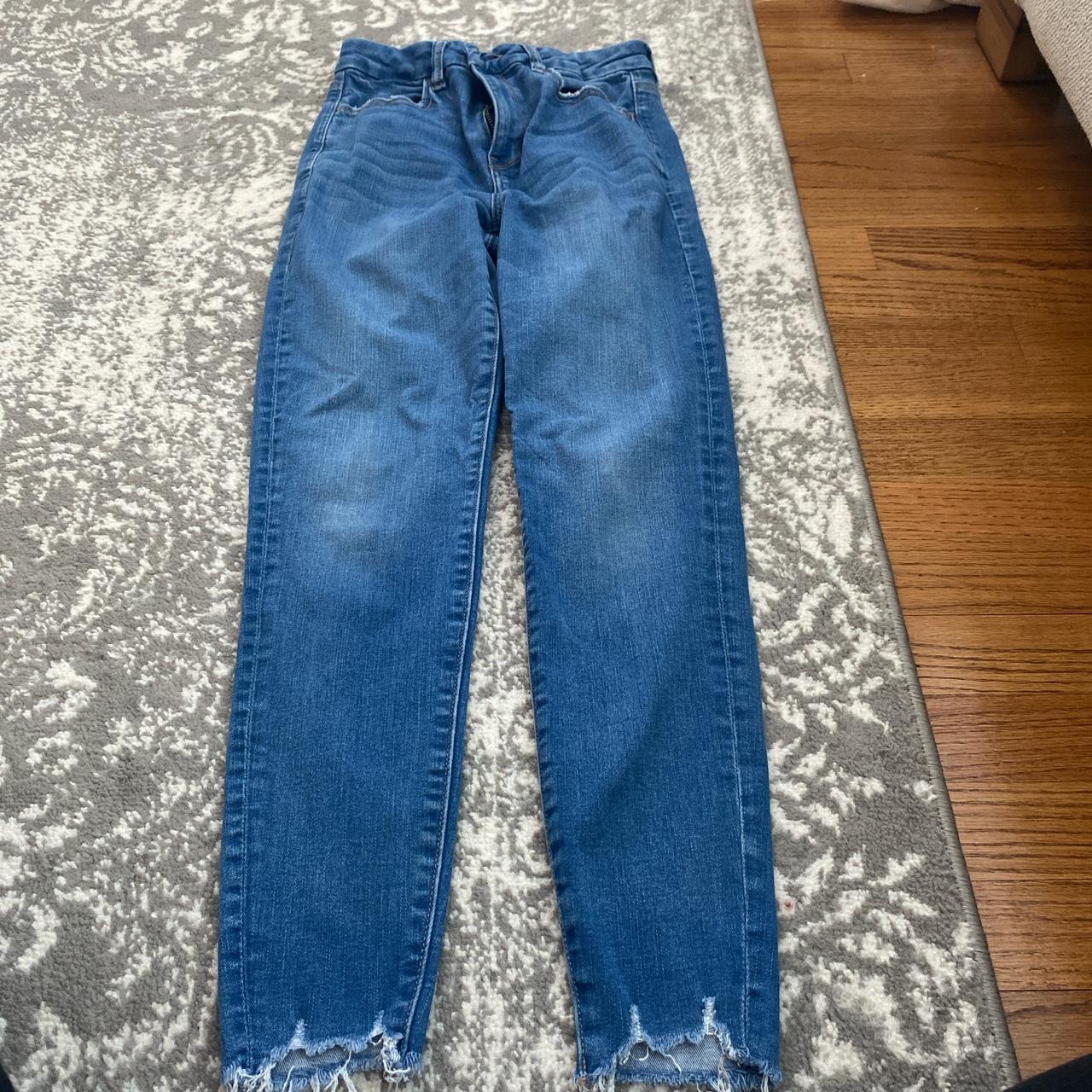 American eagle hot sale fringe jeans