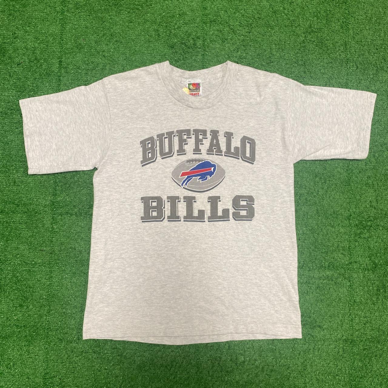 Vintage 90s NFL Buffalo Bills Football Tee - Size... - Depop