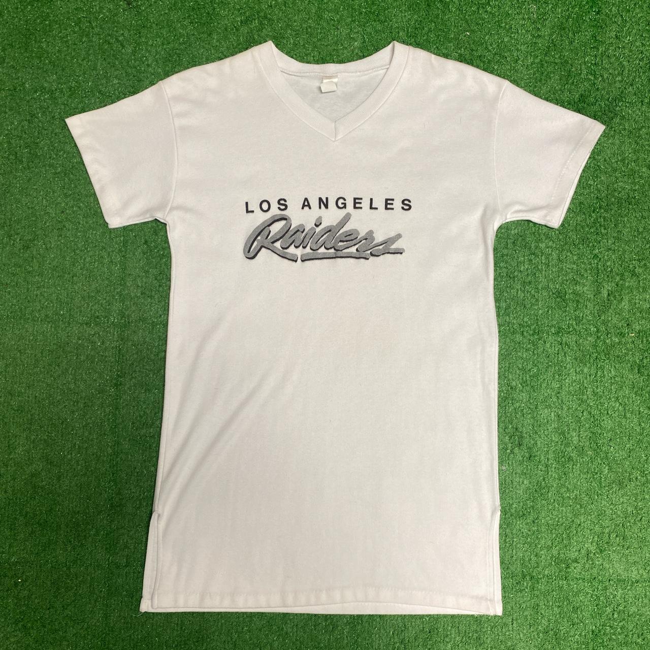 Vintage NFL Los Angeles Raiders Tee Shirt 1990s Size Large Made in USA