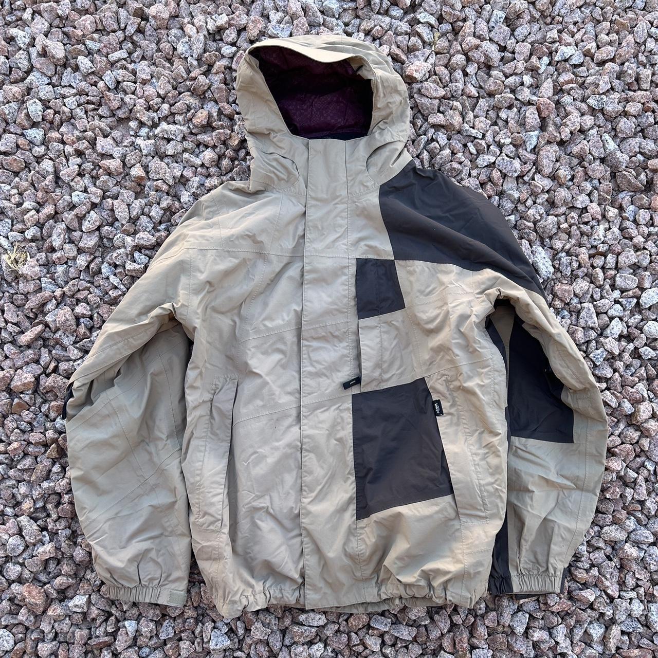 Vans snowboarding jacket Crazy details, so many... Depop