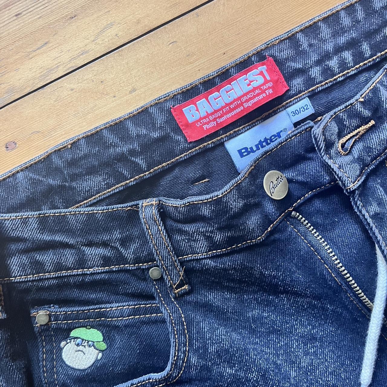 BUTTER SANTOSUOSSO JEANS worn once brand new... Depop