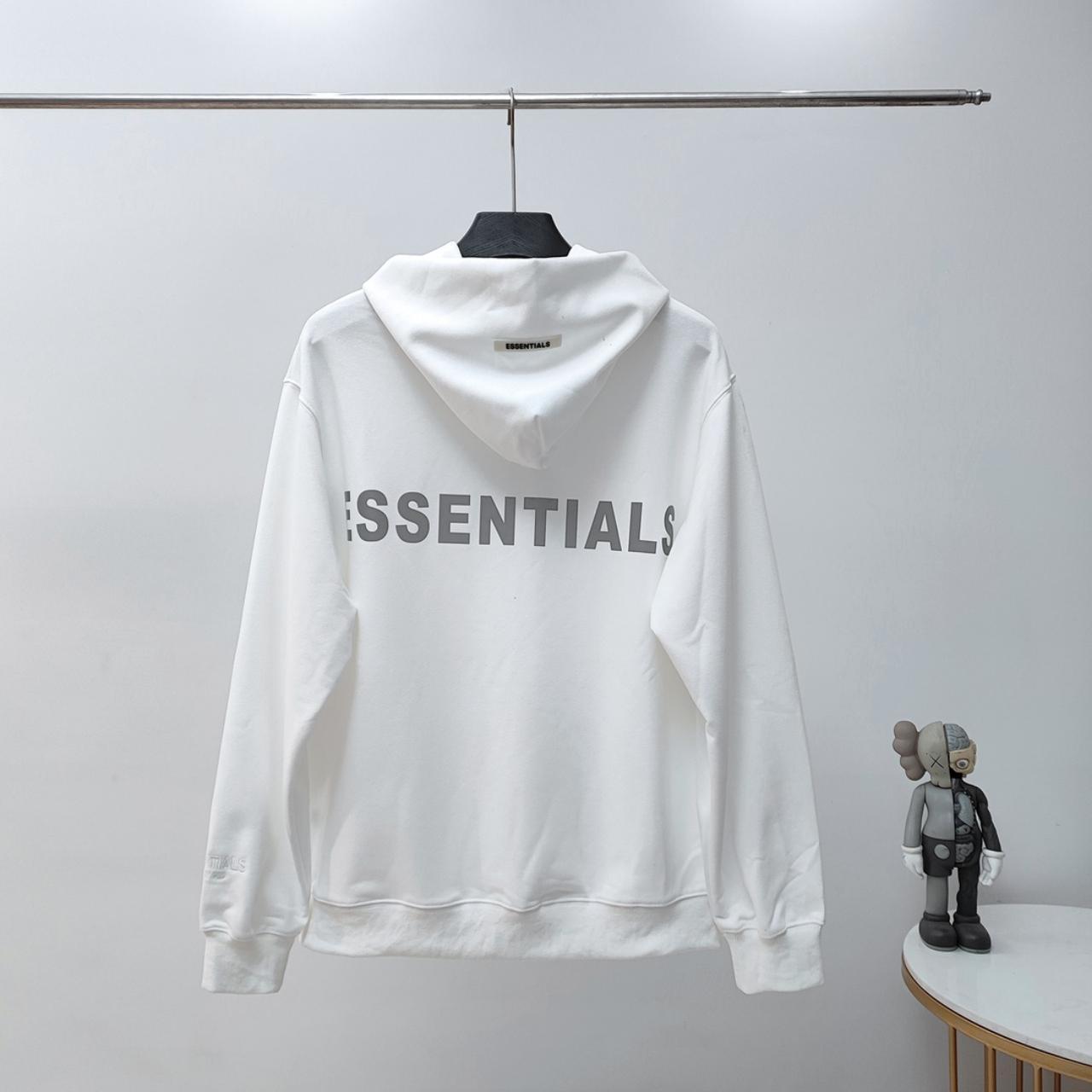 Fear of god FOG Essentials. white reflective Depop