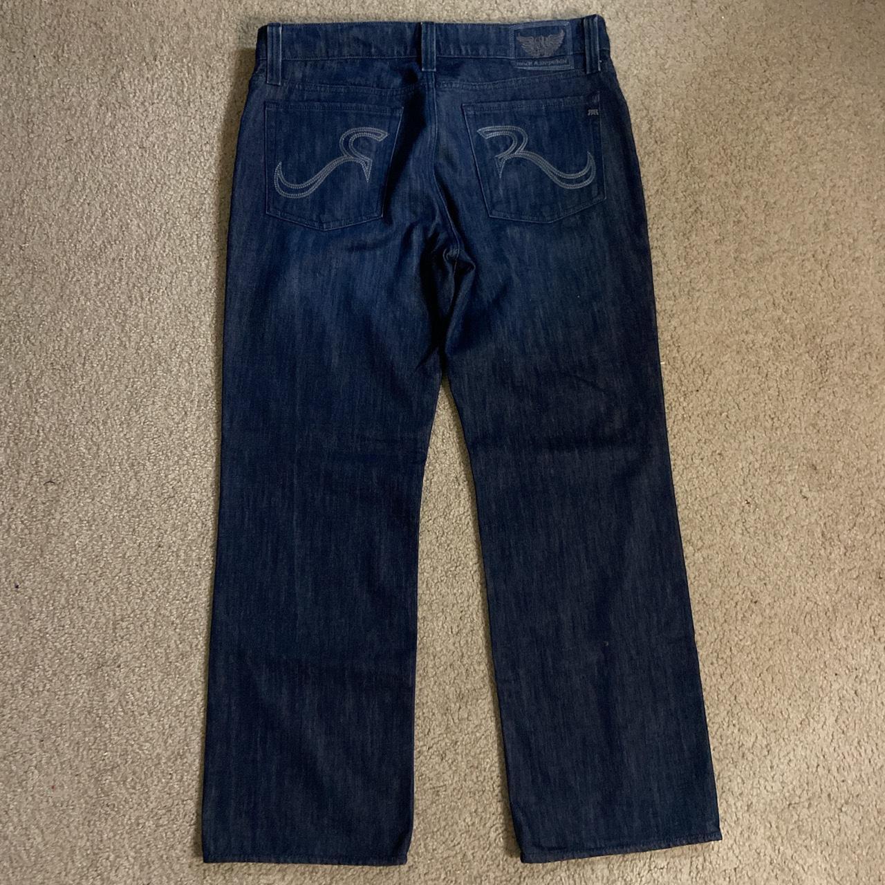 Rock and Republic Men's Navy Jeans | Depop