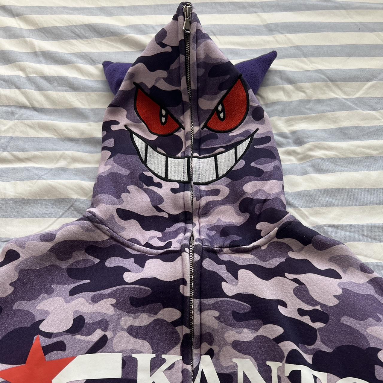 Kanto Starter Gengar Zip Hoodie First release,... - Depop