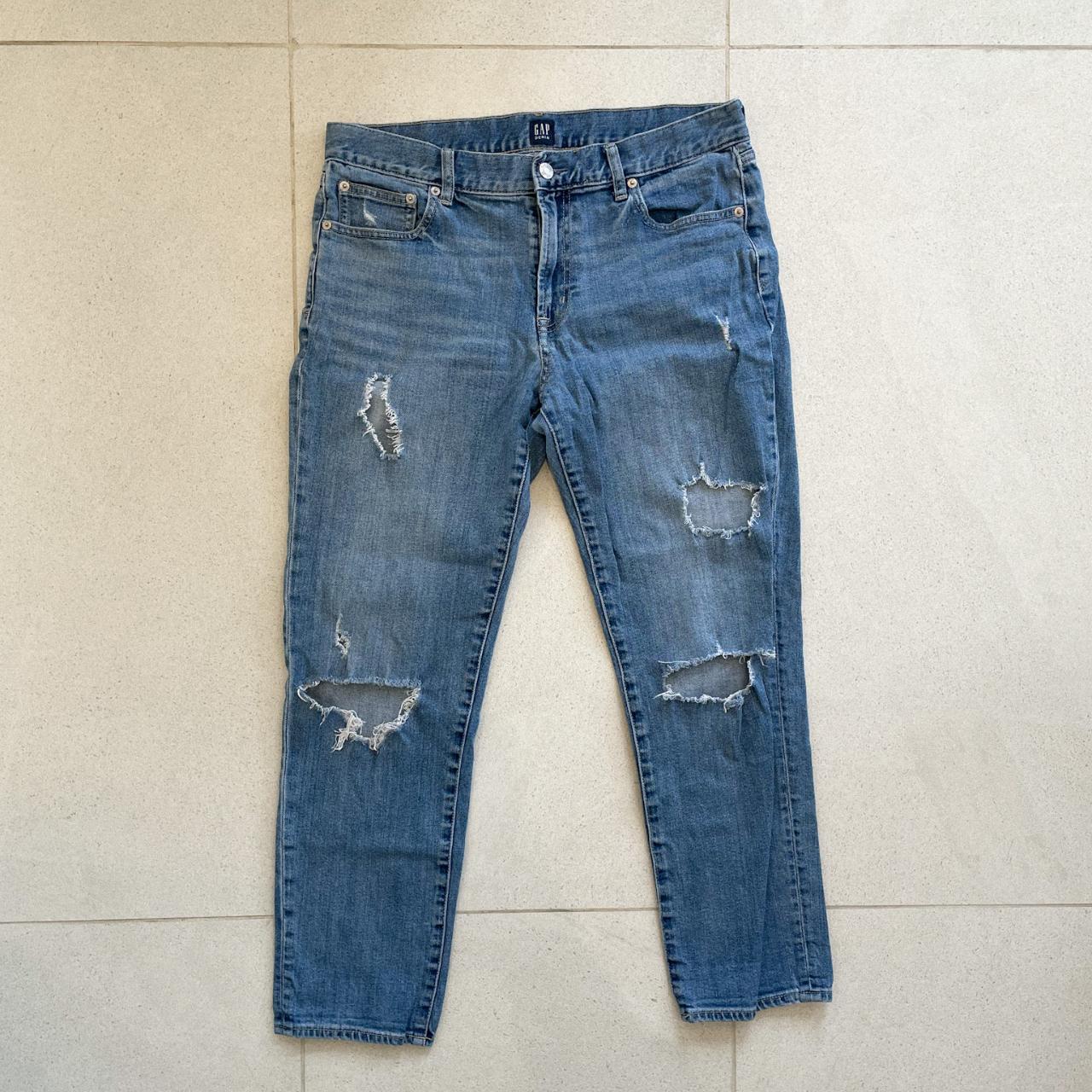 Gap Women's Blue Jeans Depop