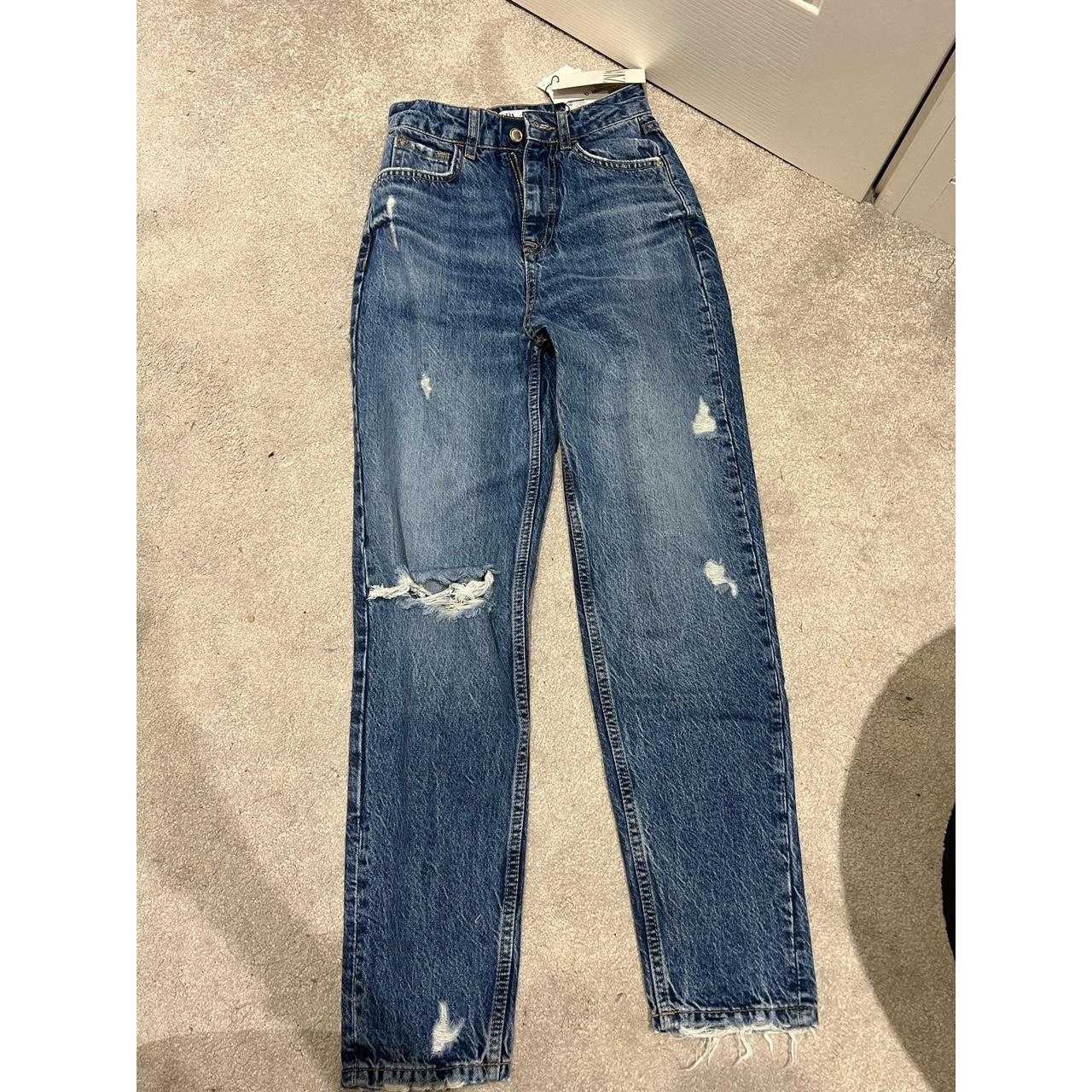 Zara Mom Jeans Straight Leg Jeans. Size Uk 4 Eur 32. - Depop