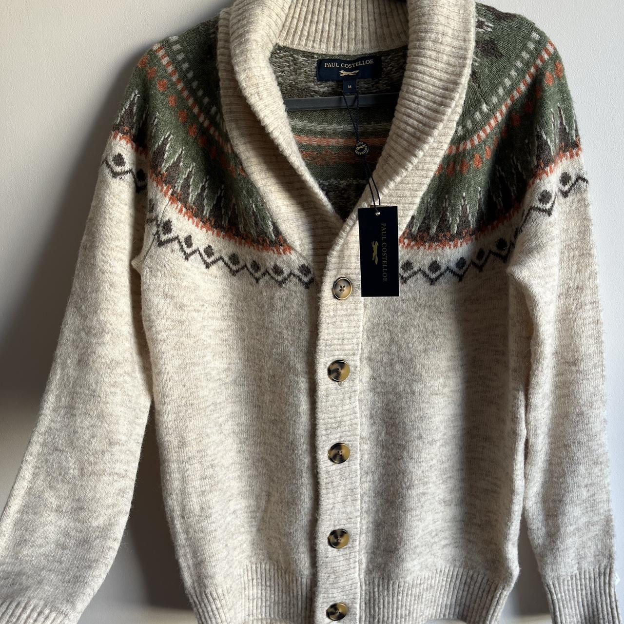 Paul Costelloe Mens Cardigan new with tags M Medium... - Depop