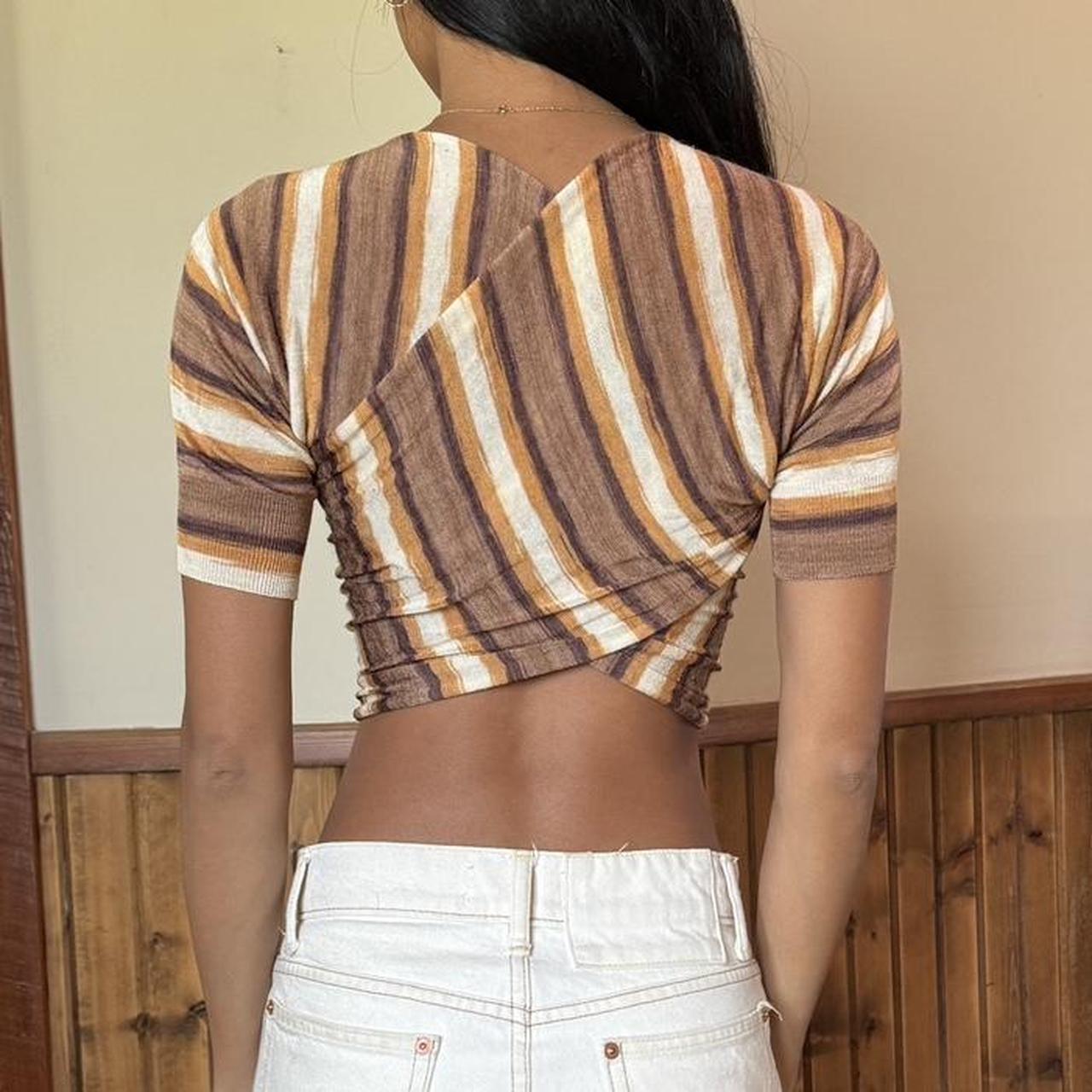 GORGEOUS Gimaguas Knit Wrap Top. This piece is so | Depop