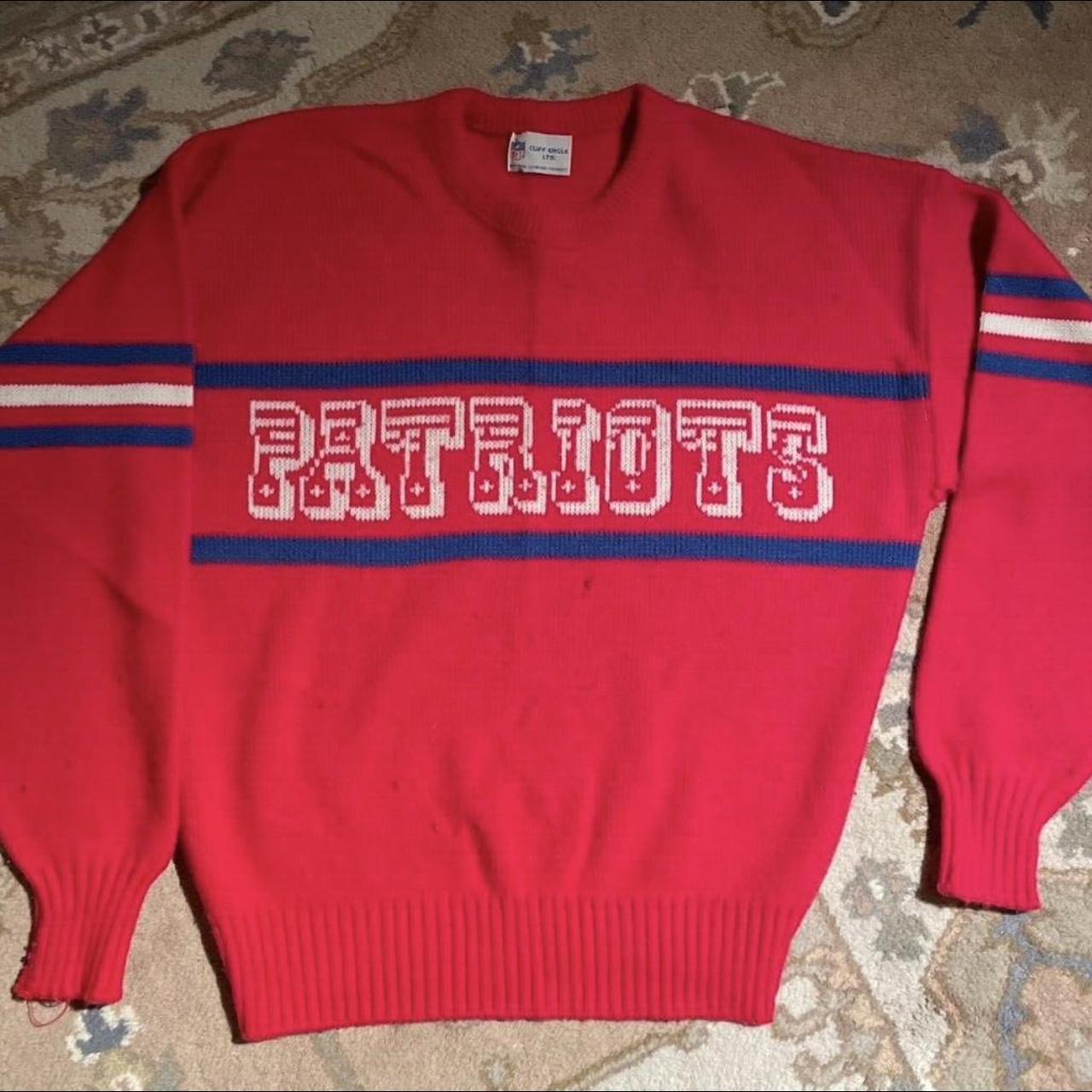 NEW ENGLAND PATRIOTS BY CLIFF ENGLE SWEATER NFL - Depop