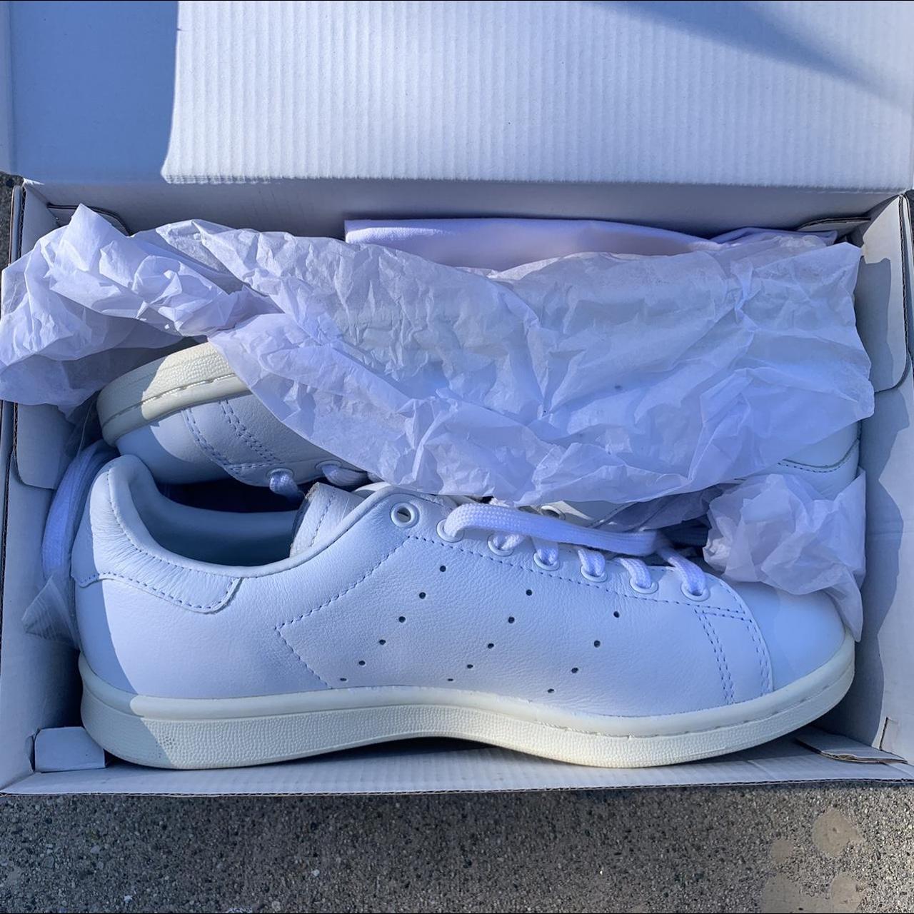 Adidas Originals Women's White and Cream Trainers Depop