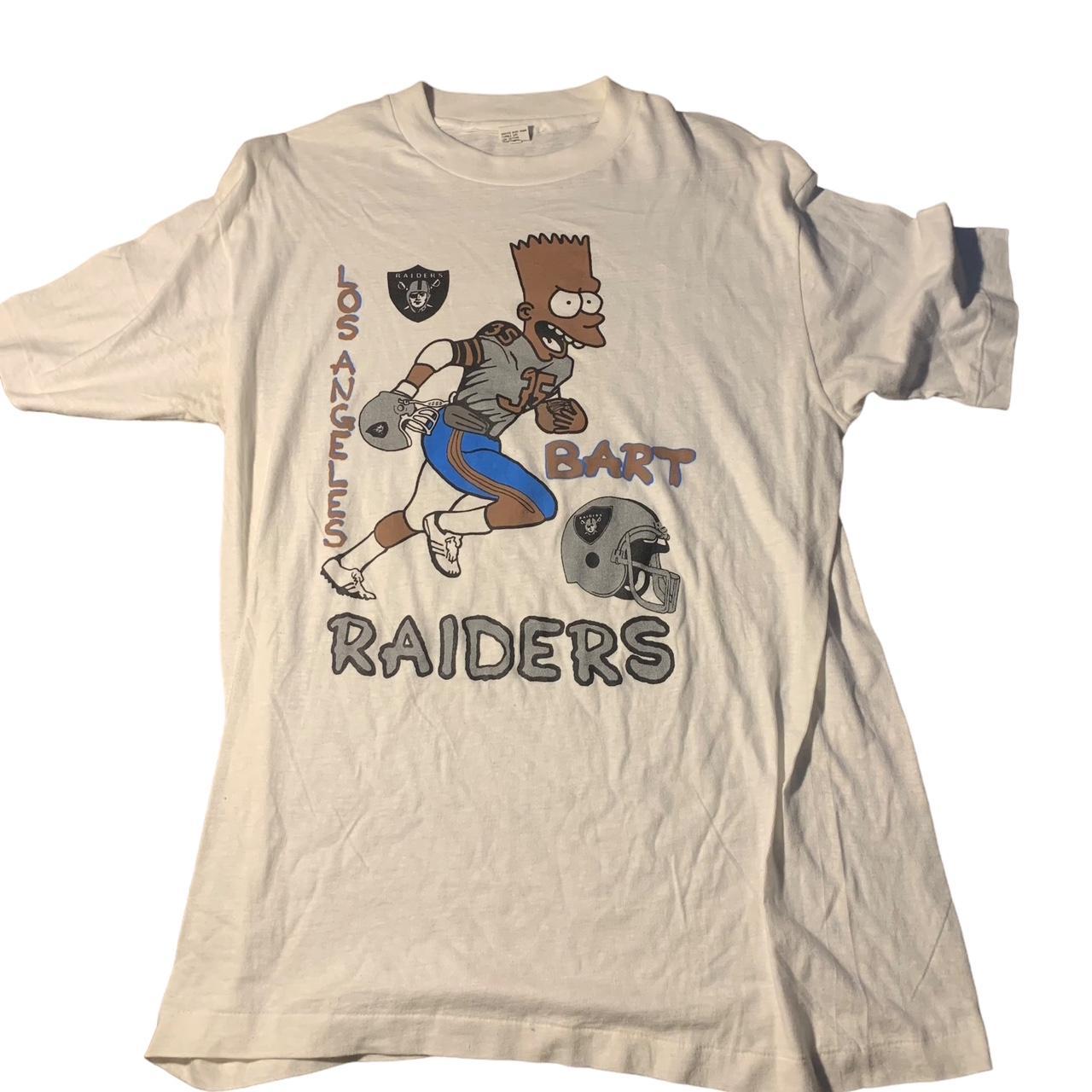 Vintage 90s Bart Simpson Raiders T-shirt