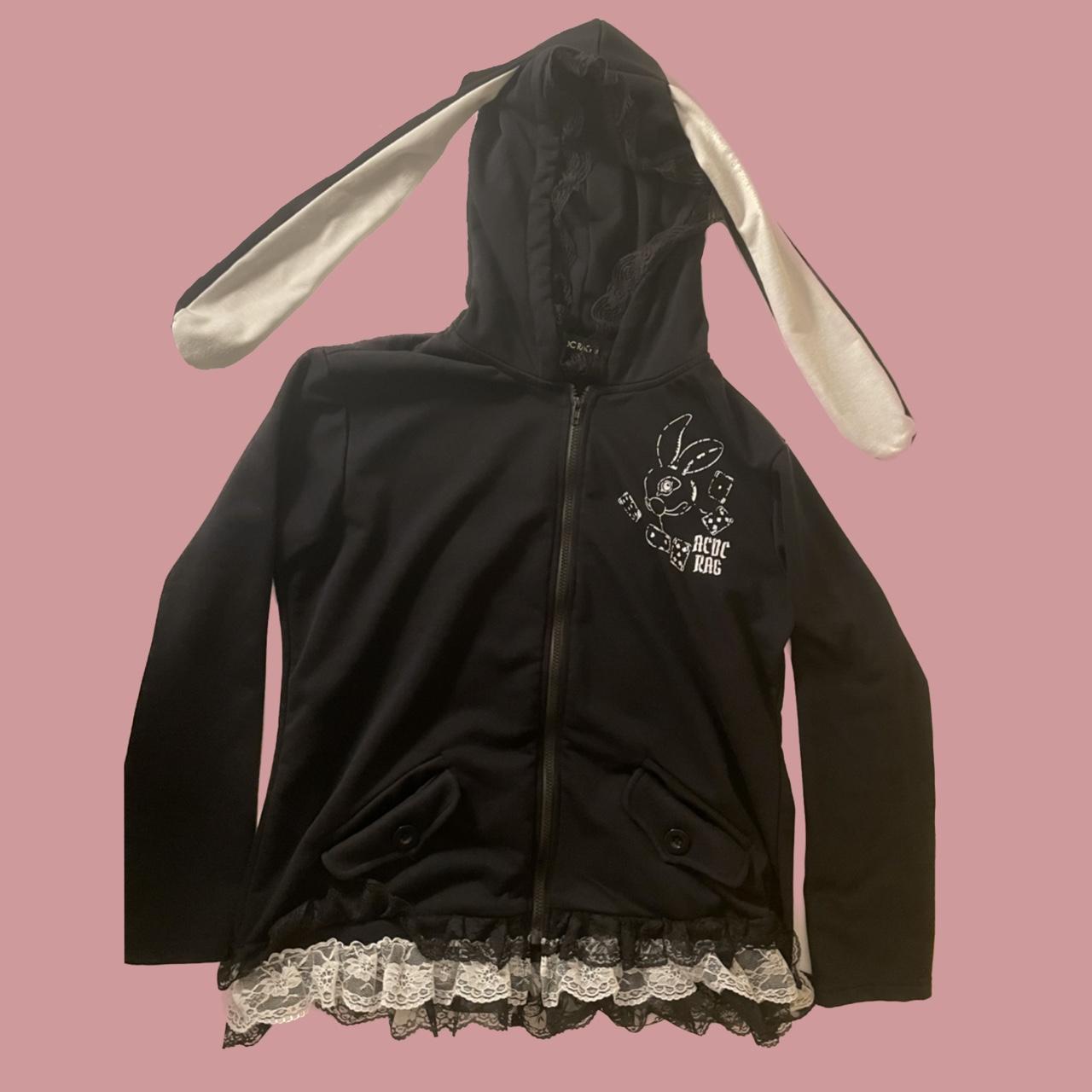 acdc rag bunny jacket tag says size xl but it fits... - Depop