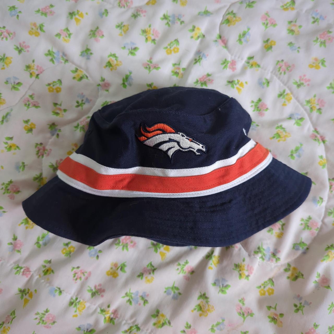 NFL Denver Broncos Bucket Sun Hat Headwear Blue & Orange