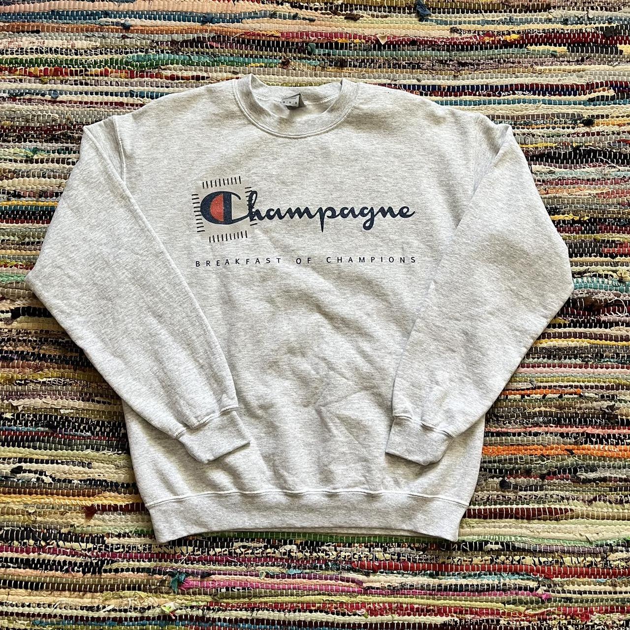 Champagne champion best sale logo sweatshirt