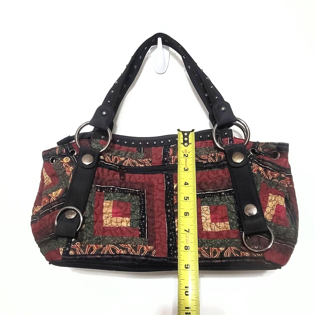 Donna Sharp Quilted Patchwork Shoulder Bag Purse Depop