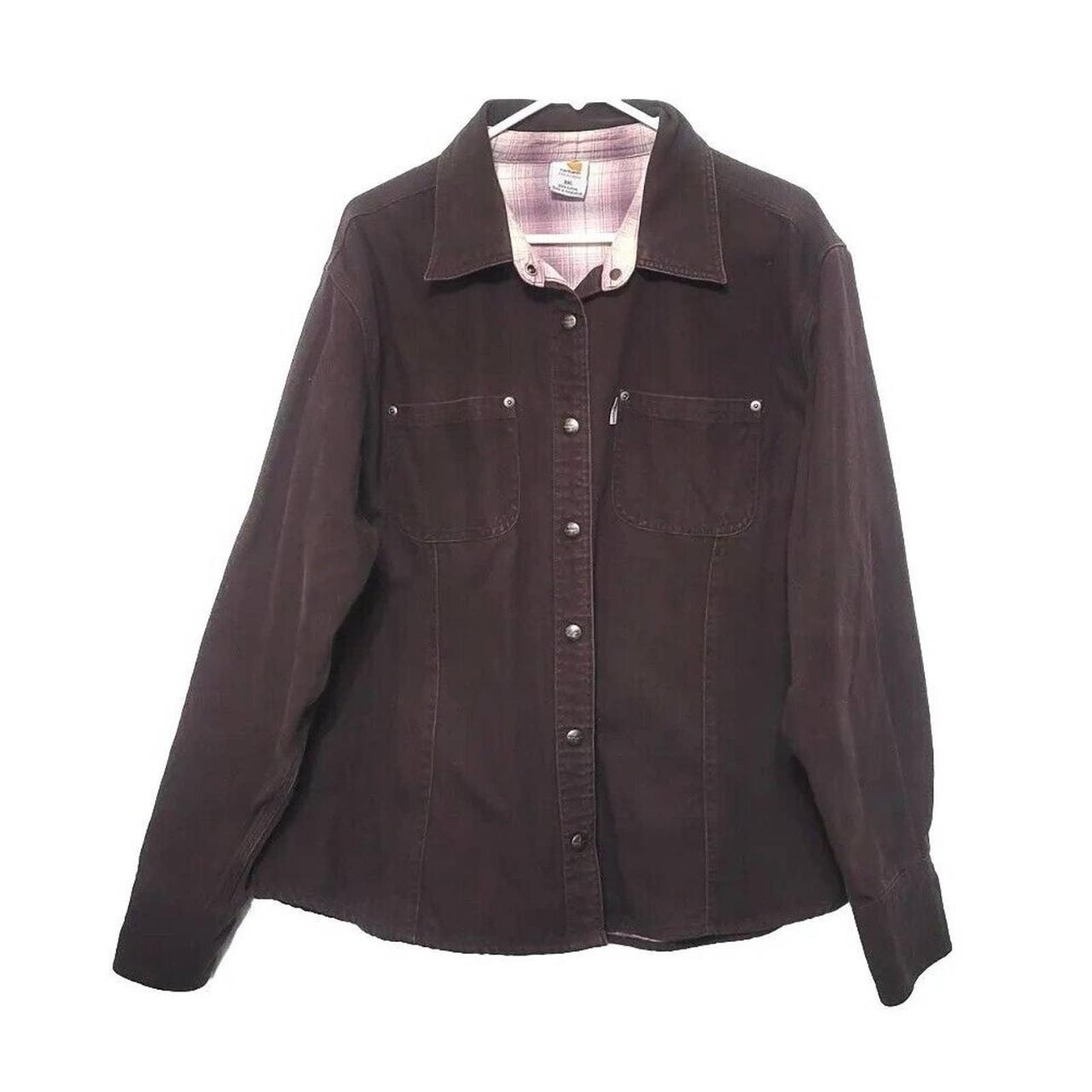 Carhartt flannel hot sale lined shirt