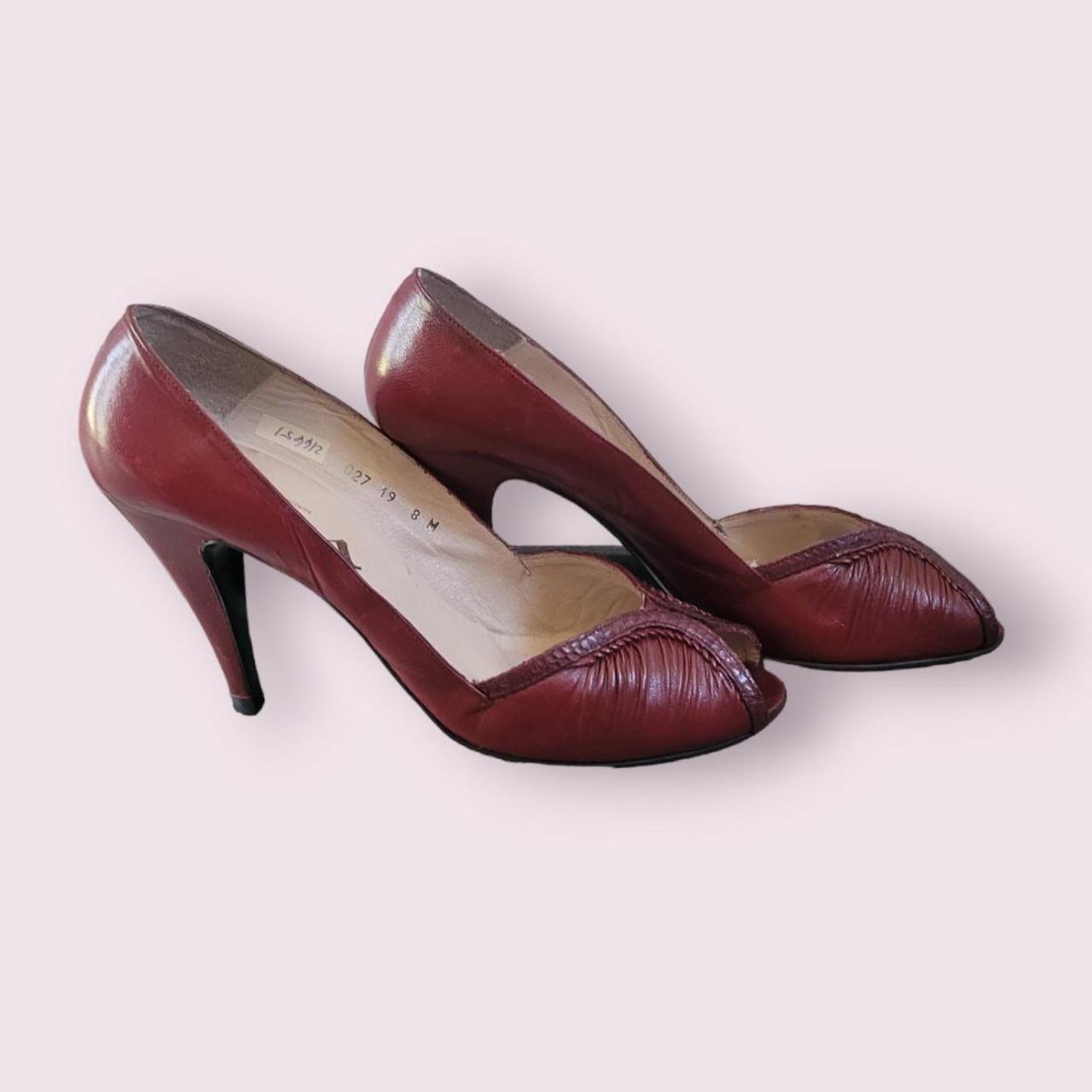 Vintage peep toe sales shoes