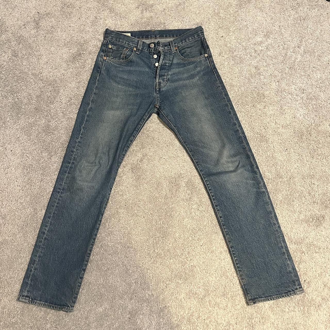 Levi’s 501 Original Fit Medium Wash Men’s... - Depop