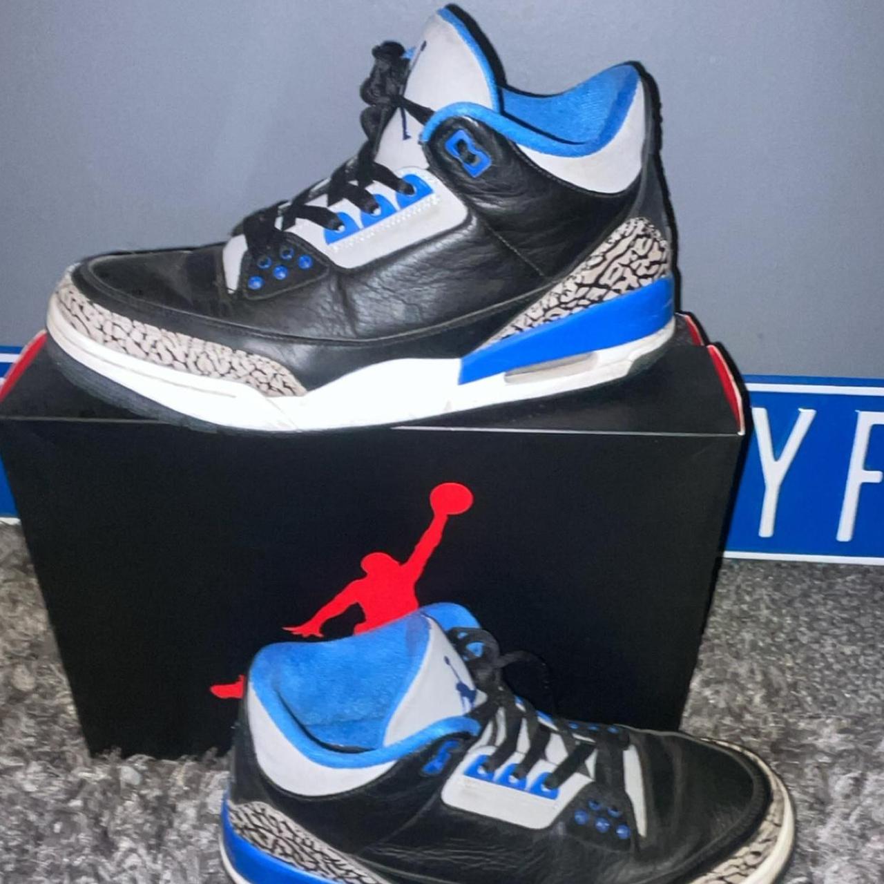 Jordan sport blue 3 best sale