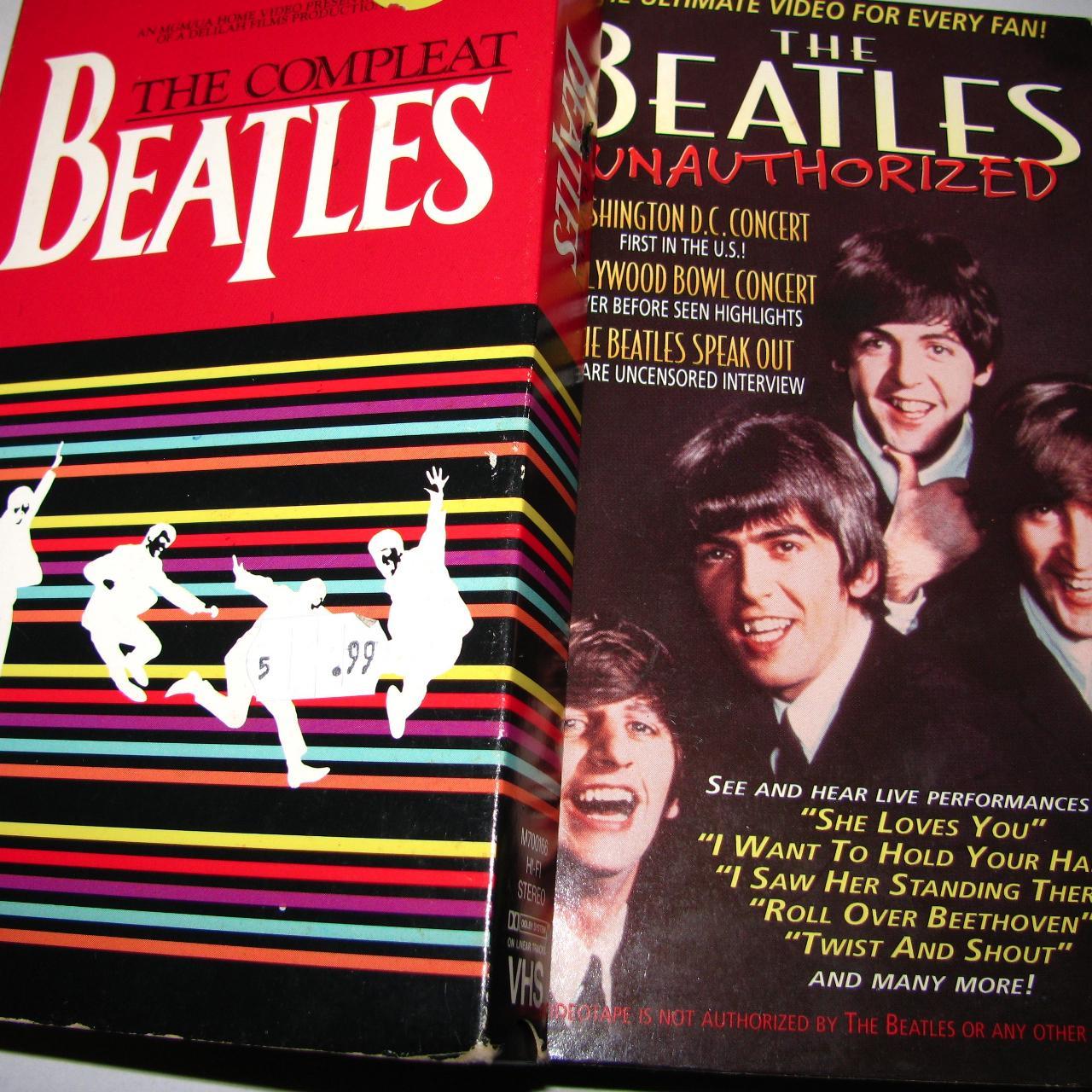 The Beatles 2x Music Vhs Movie #vhs #videotape - Depop