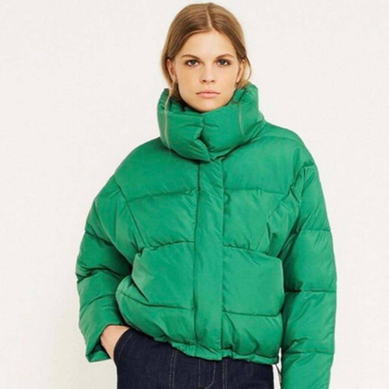 PRICE LOWERED!! Urban Outfitters UO Green puffer... - Depop