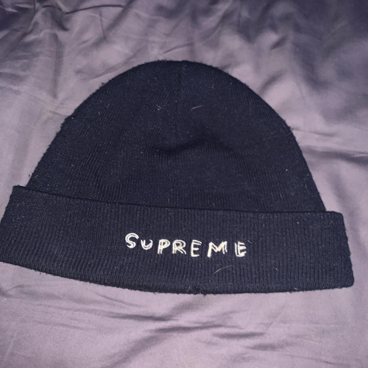 Supreme Men's Black Hat | Depop