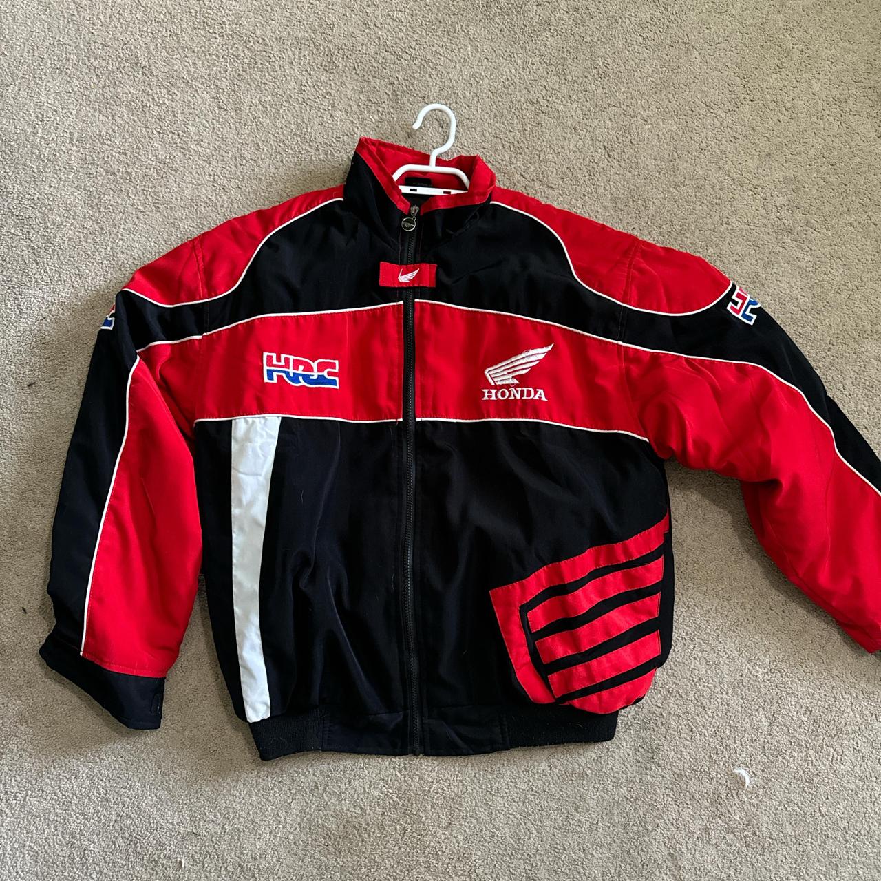 Rare vintage Honda red and black jacket fits like a | Depop