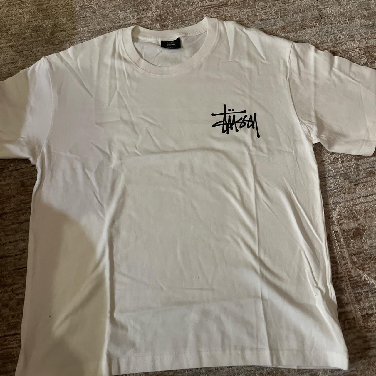 Brand New White Stussy tee Never worn Highest... - Depop