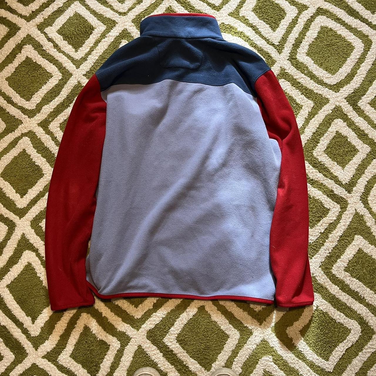 The North Face Men's Blue and Red Jumper (2)