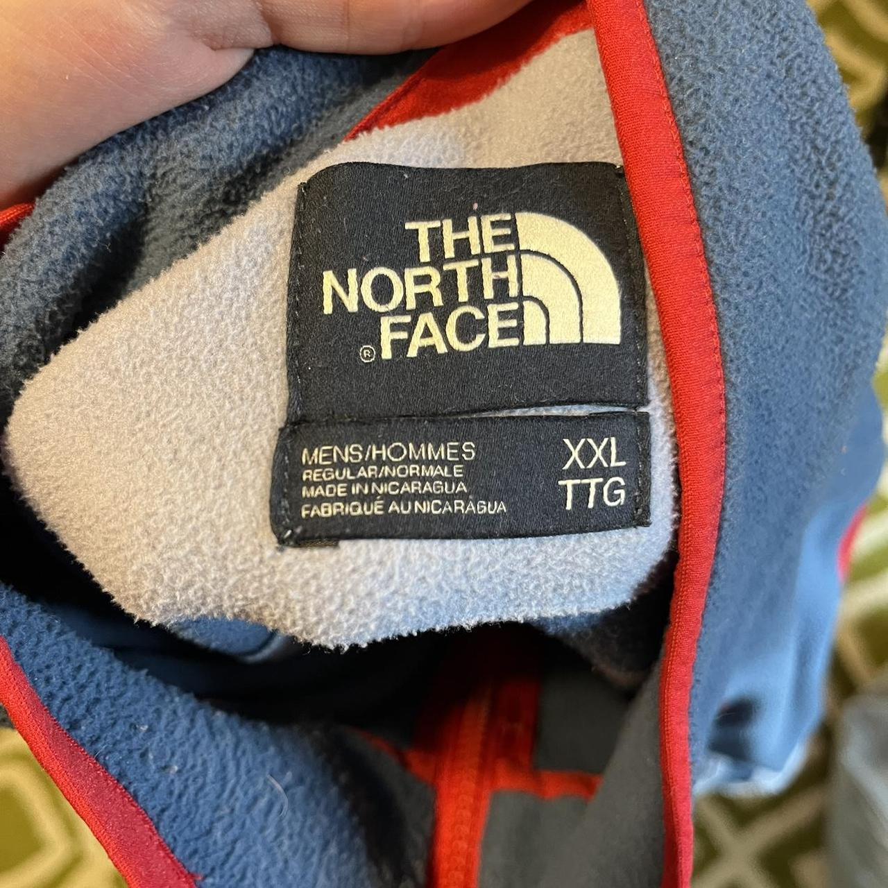 The North Face Men's Blue and Red Jumper (4)