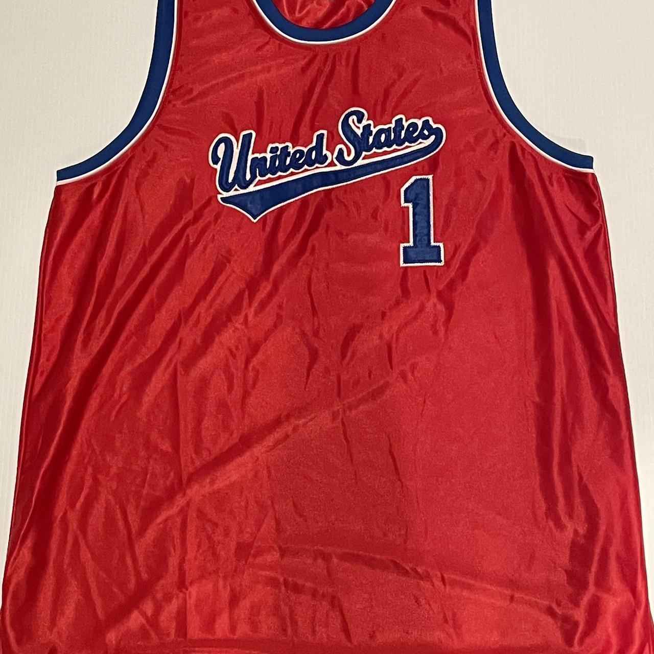 Team United States #1 Basketball Jersey Size XL...