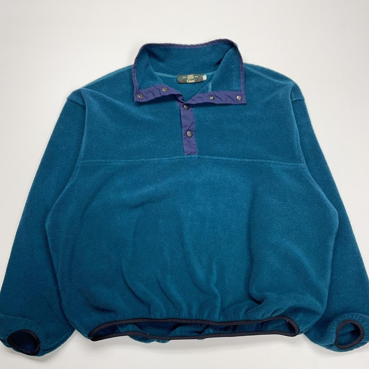 Orvis Men's Blue and Purple Jumper | Depop