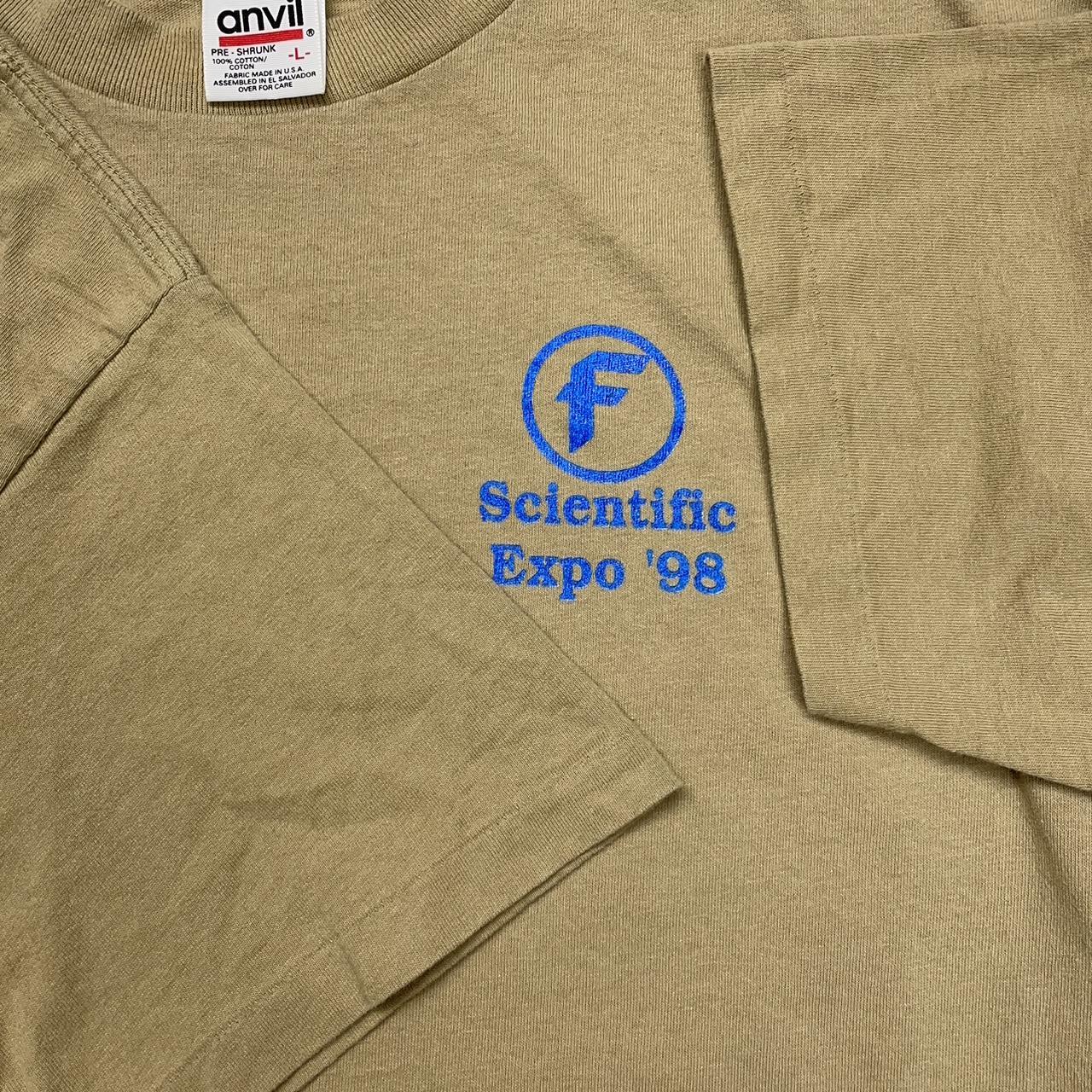 Men's Tan and Blue T-shirt (3)