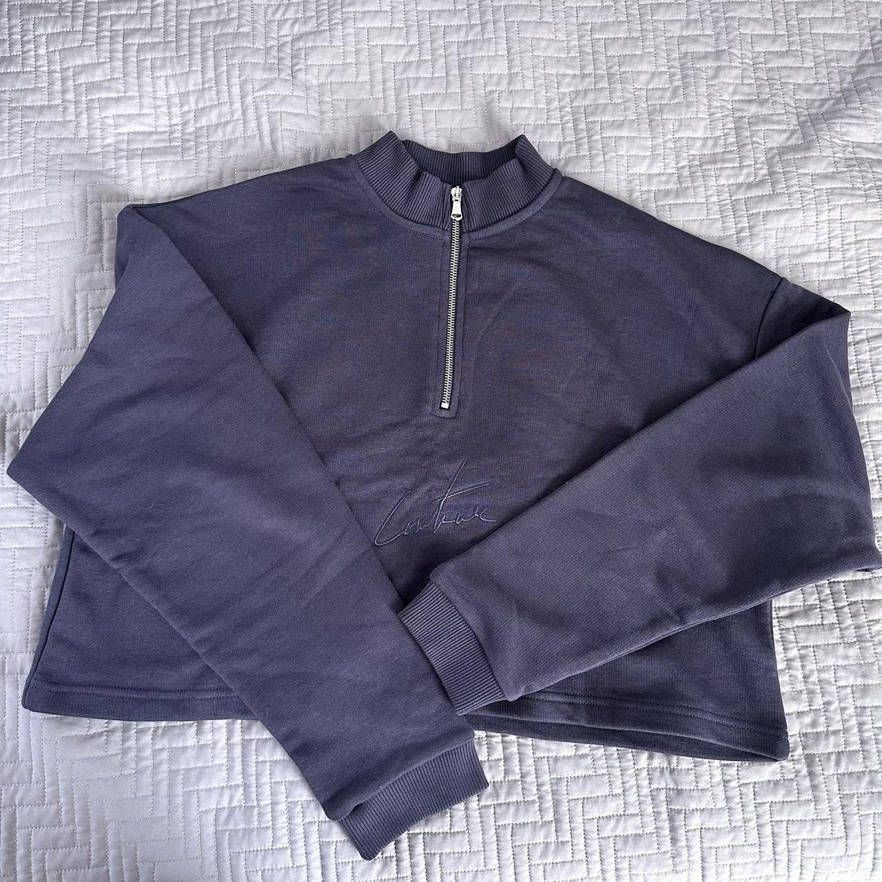 ‘The Couture Club’ Logo Half Zip Pull Over... - Depop