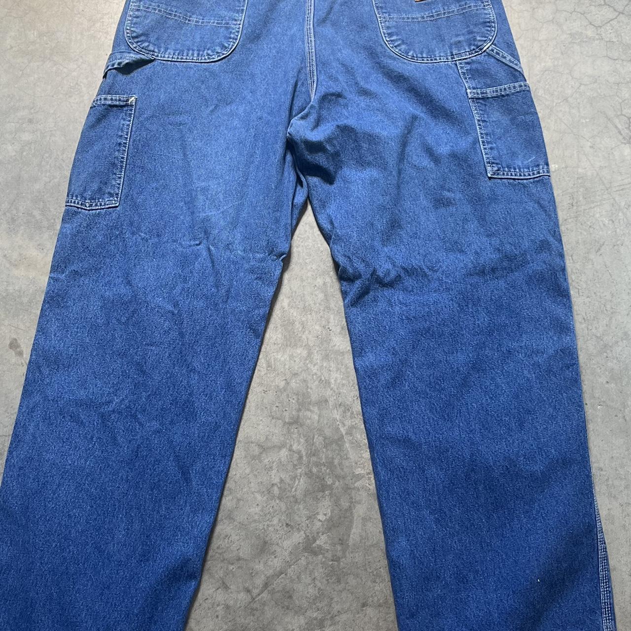 Carhartt 40x34 Carpenter Jeans B13 Original Dungaree... - Depop