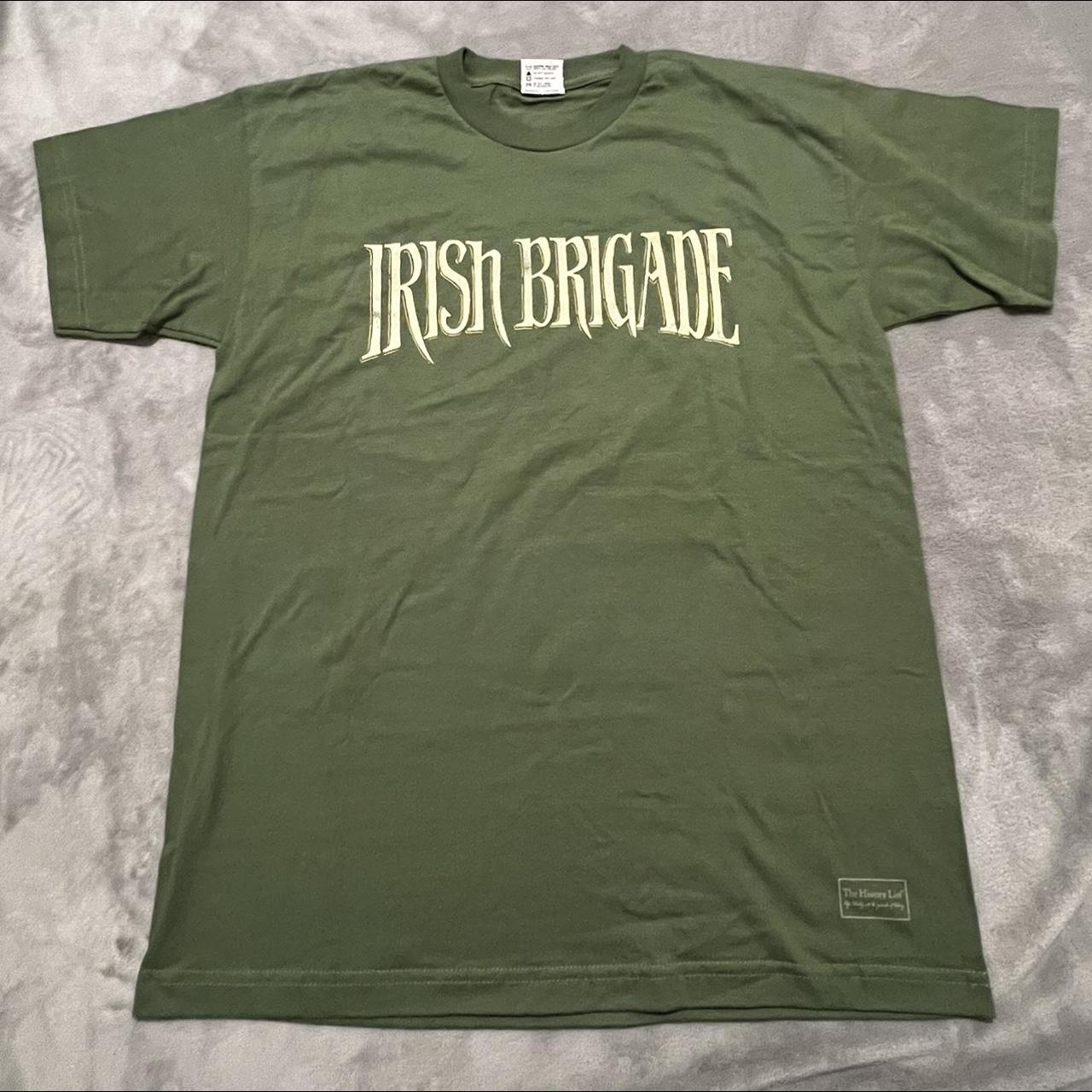 Vintage Bayside Irish Brigade T Shirt Sz XL Made in ... - Depop