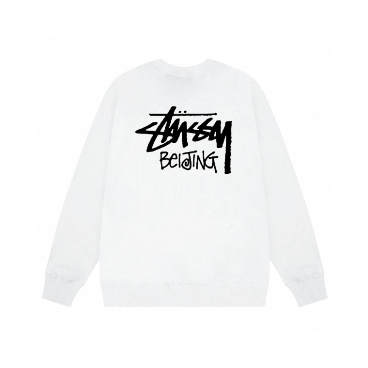 Stussy deals sweatshirt white