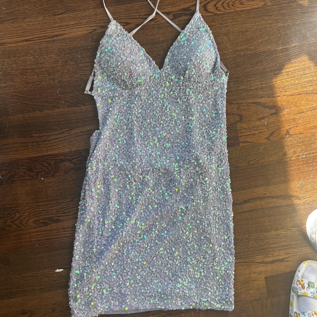 Mermaid sparkle dress - Depop