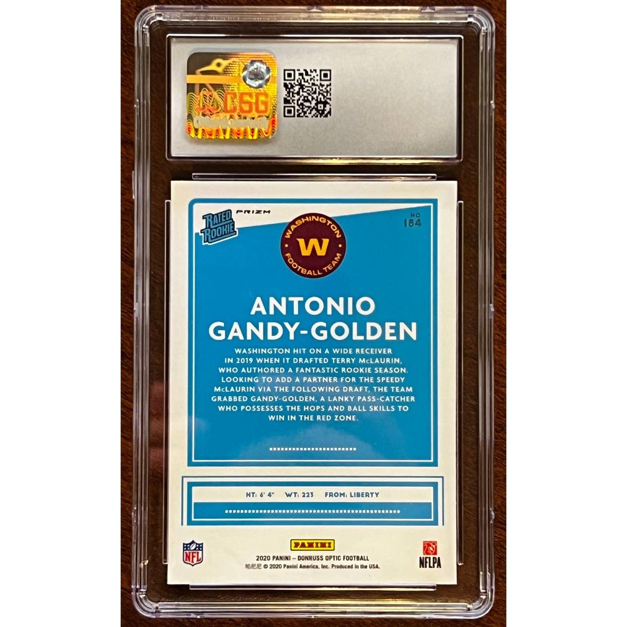 Antonio Gandy-Golden 2020 Donruss Washington Football Team Rookie