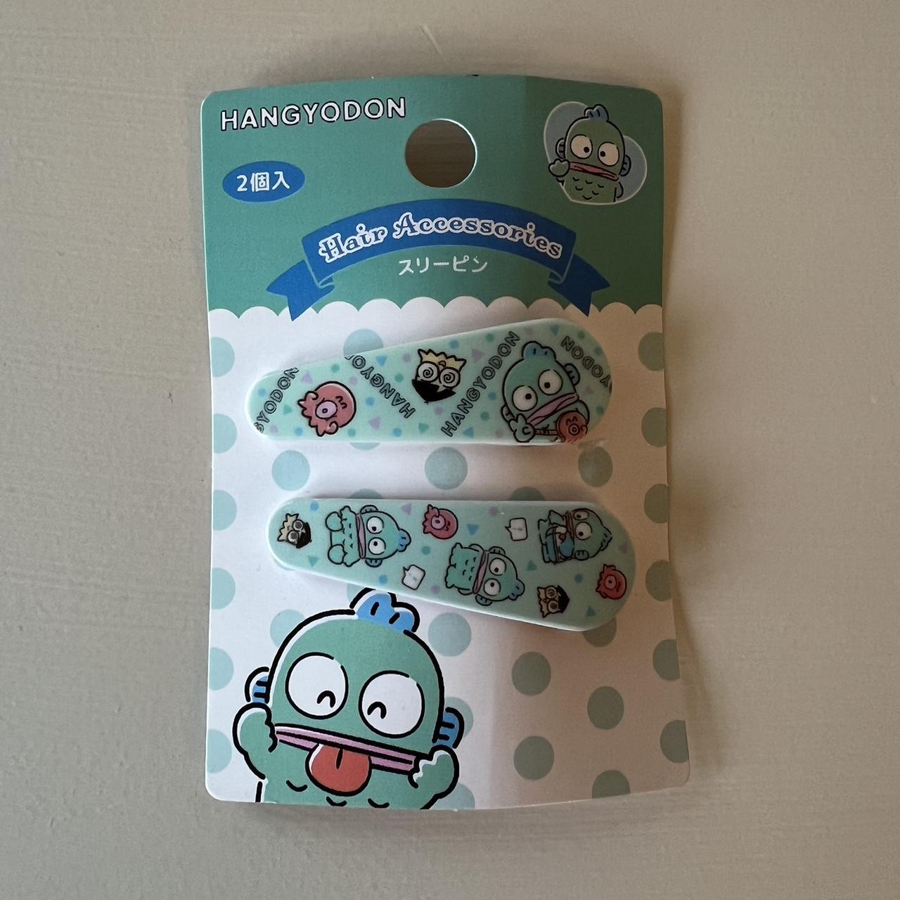 sanrio hangyodon hair clips - bought in... - Depop