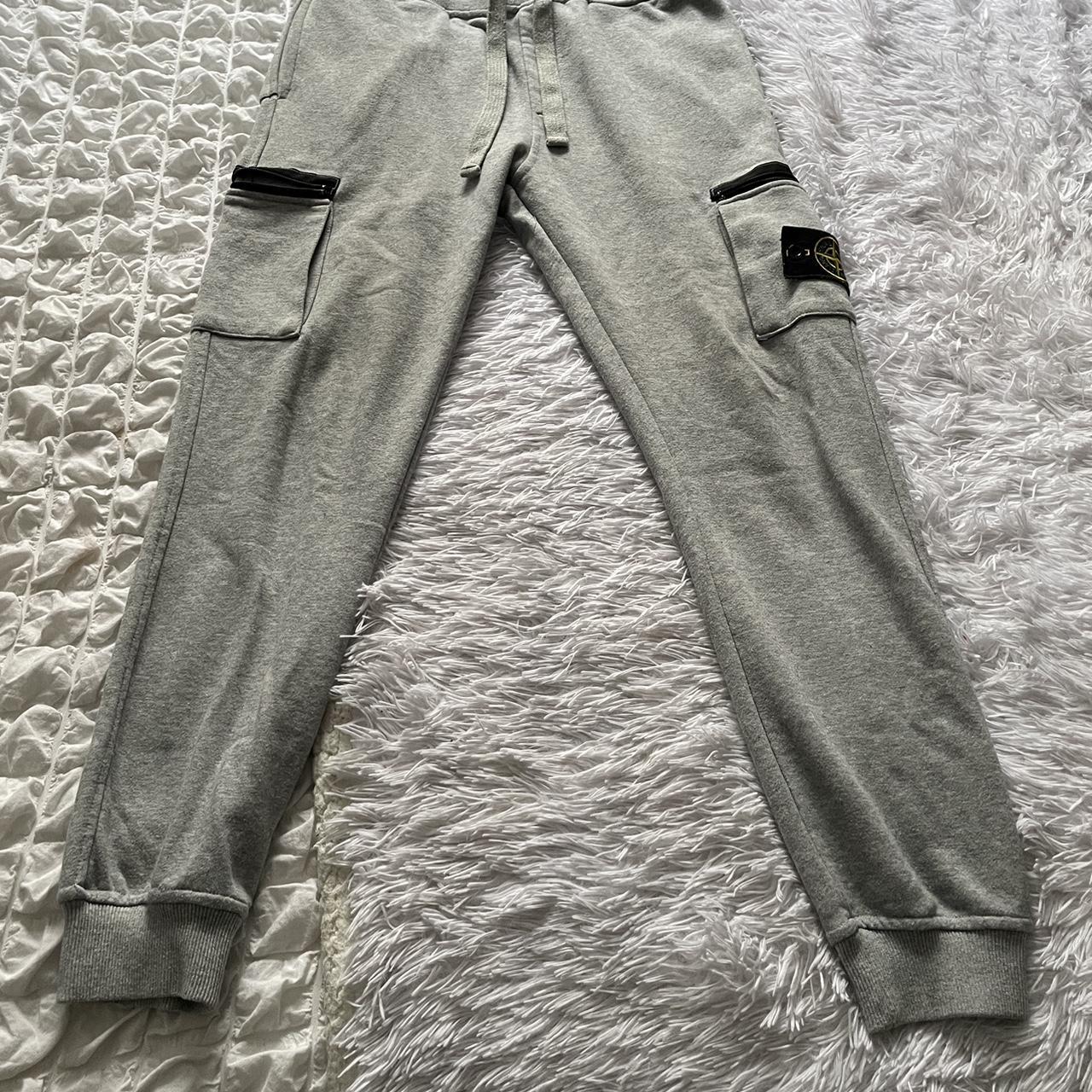 Stone Island Men's Grey Joggers-tracksuits | Depop