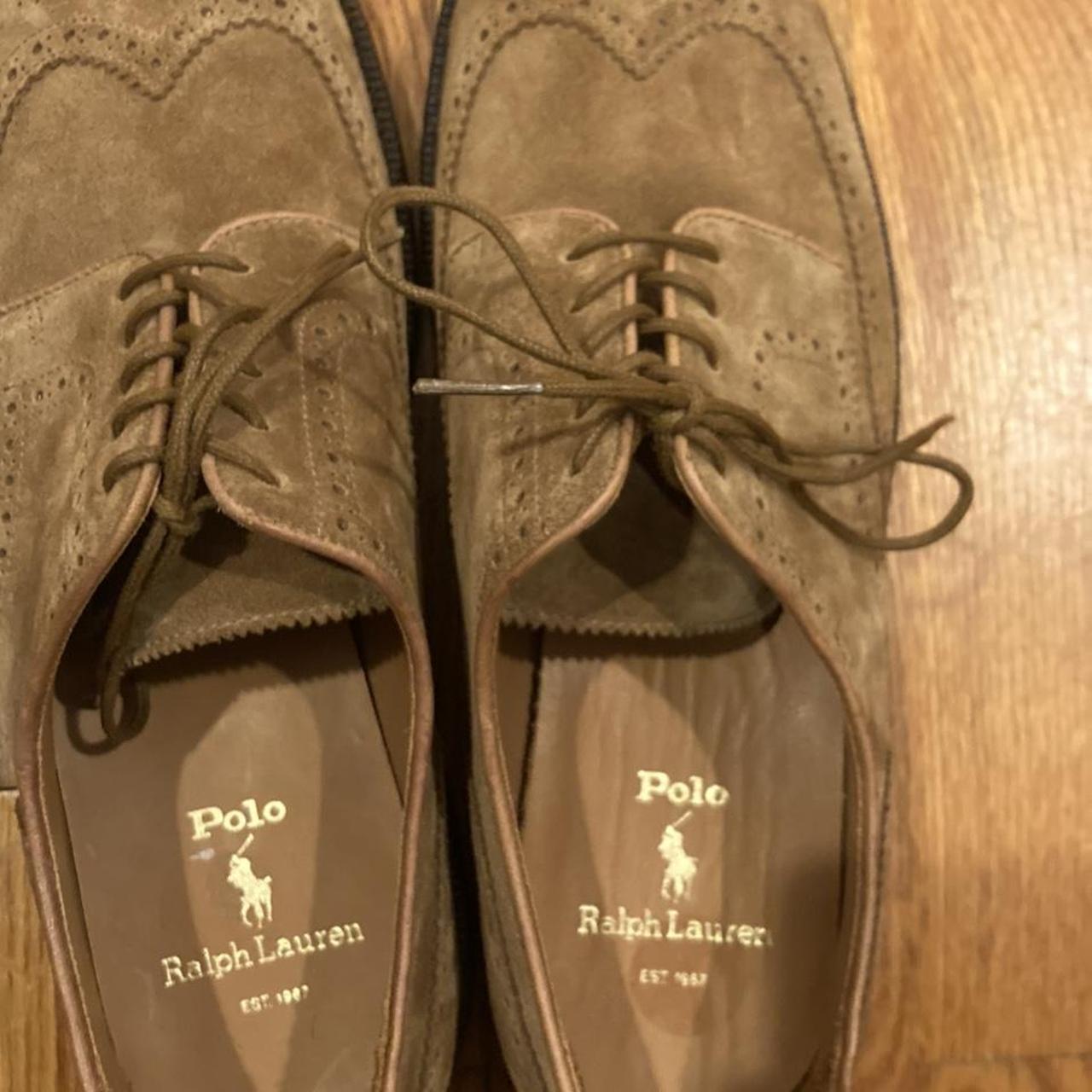 Suede ralph lauren on sale shoes