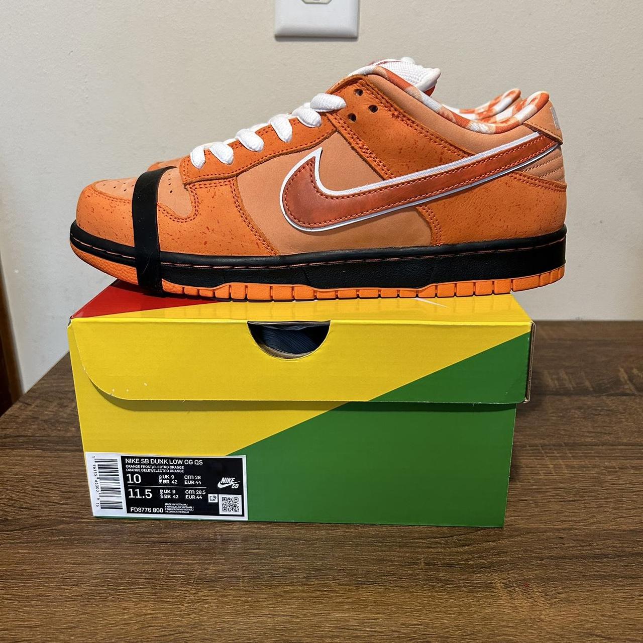 Nike SB Dunk Low Orange Lobster Size 10M FD8776-800... - Depop