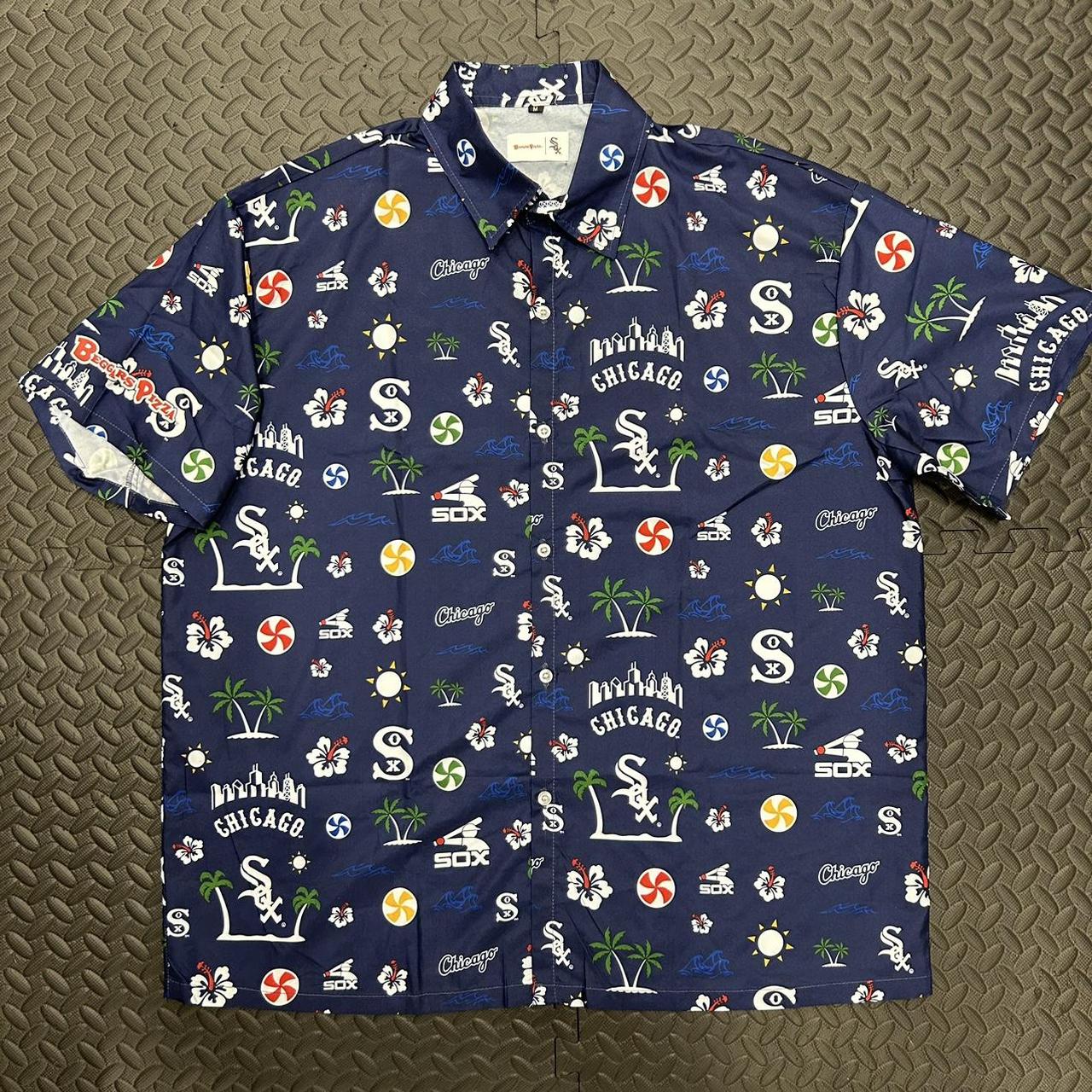 Chicago White Sox Hawaiian Shirt (Blue)