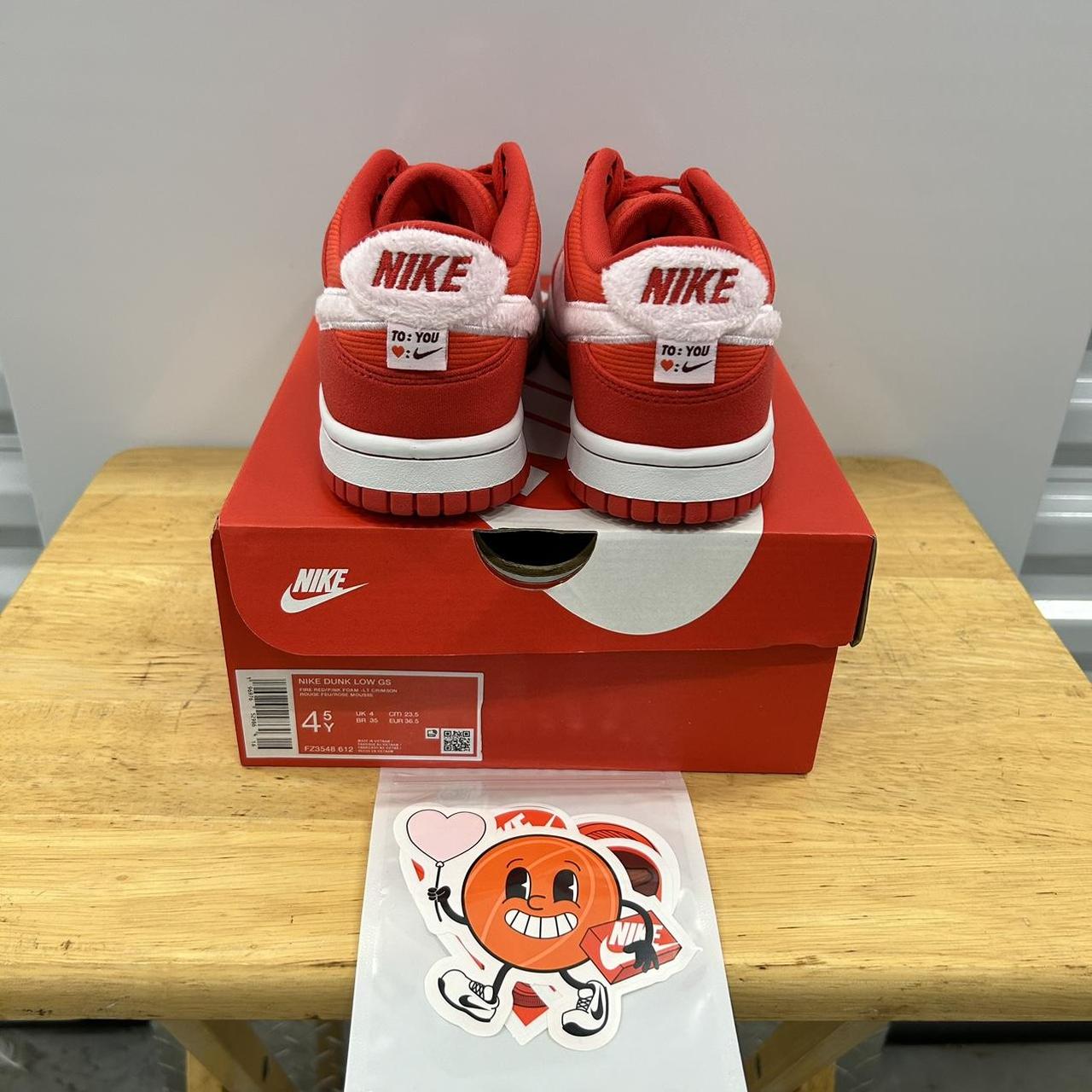 Nike Dunk Low Valentines Day 2024 FZ3548-612 GS Sz...