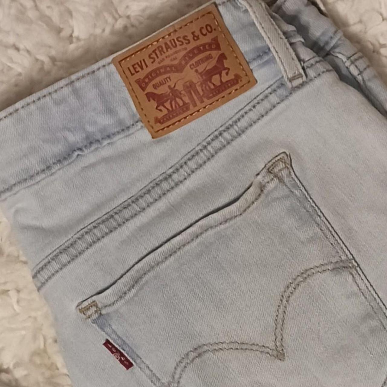 Levi's 711 outlet skinny grey jeans