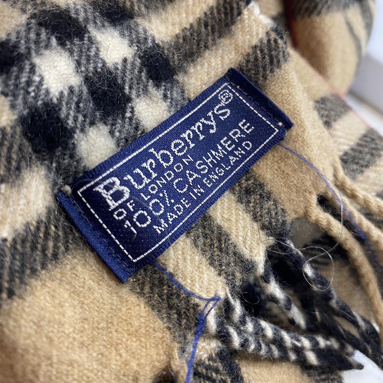 Burberry scarf clearance blue label