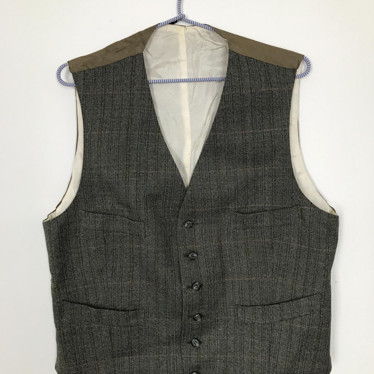 Vintage tweed waistcoat, hunting ware, excellent... - Depop