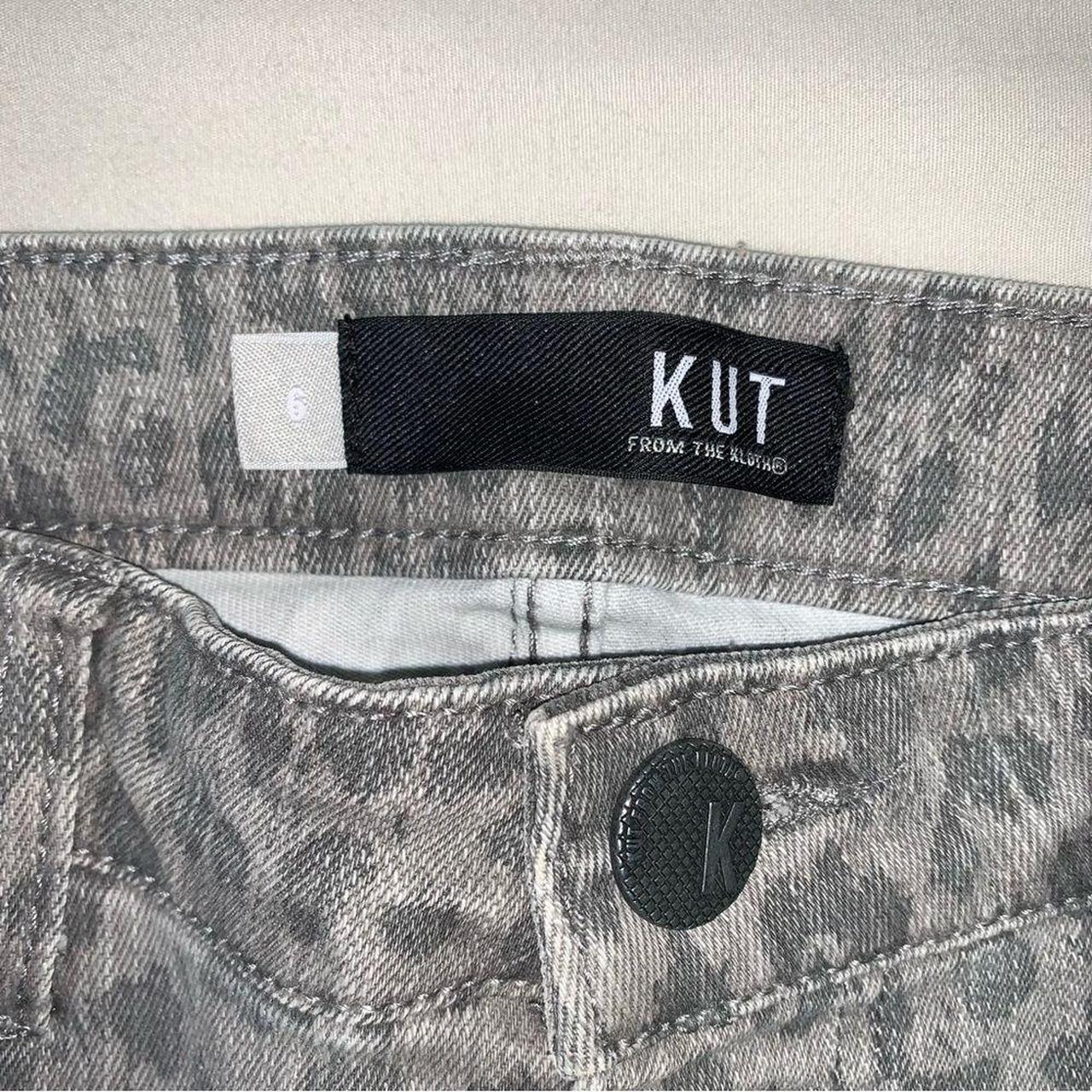 Kut from the kloth leopard corduroy retailer jeans size 6