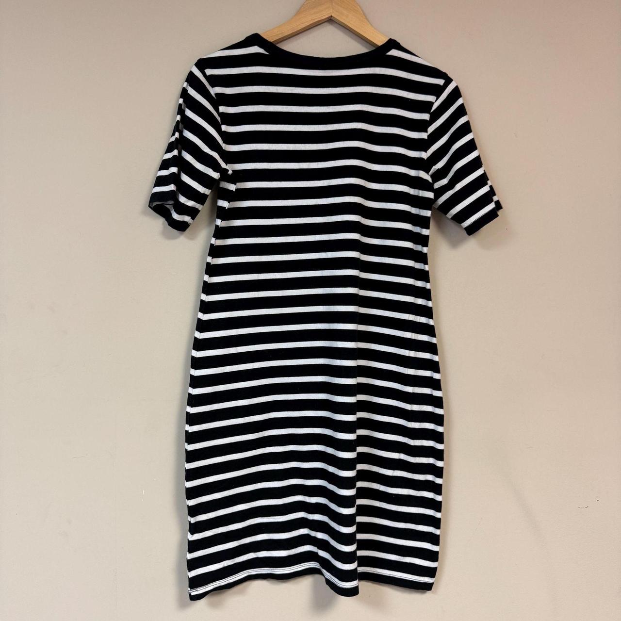 Old Navy Women's Dress Black/White M – Black and White Striped